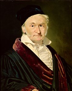カールフリードリヒガウスの肖像、1840年
